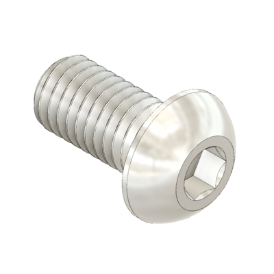 MODULAR SOLUTIONS ZINC PLATED FASTENER<br>M6 X 16 BUTTON HEAD CAP SCREW - T40 TORX